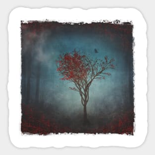 Tree Fantasy - Moody Forest Scenery Sticker